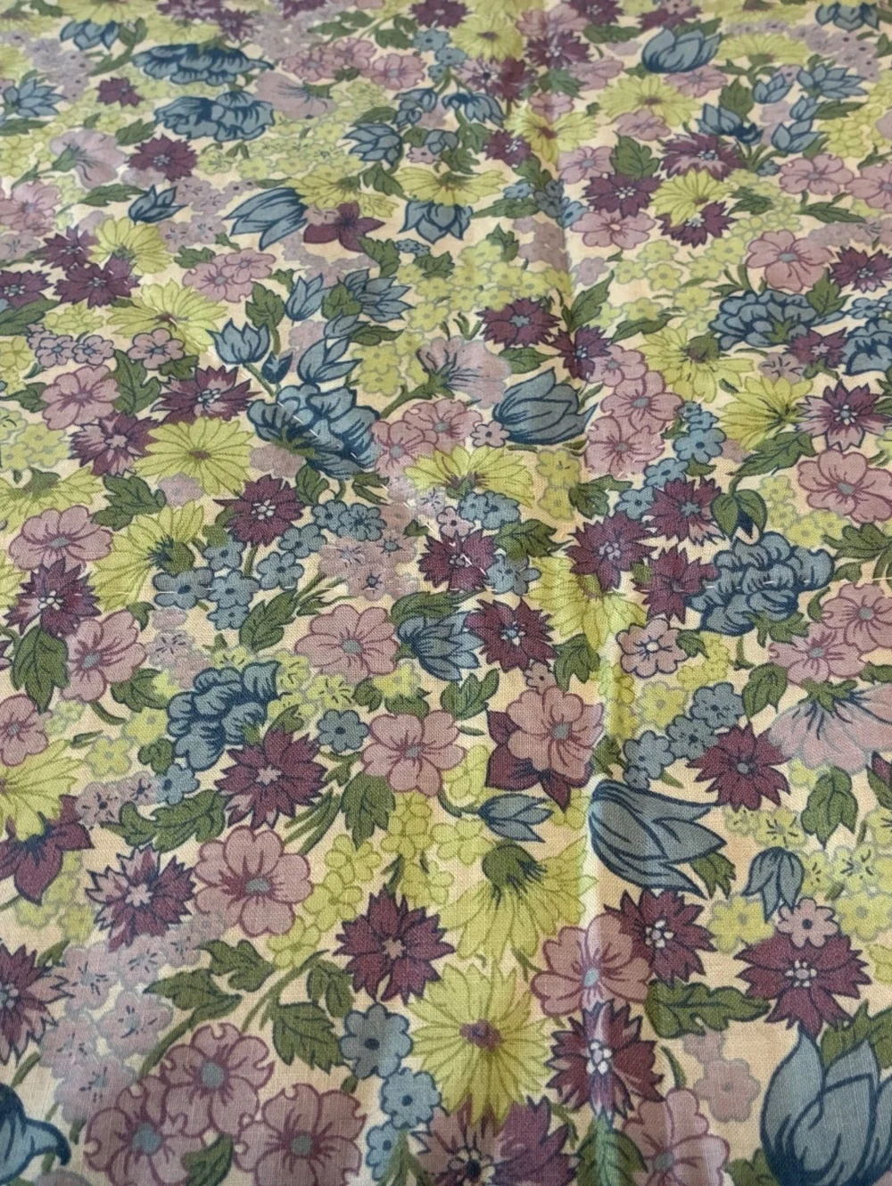 Vintage Quilted card table cover 36